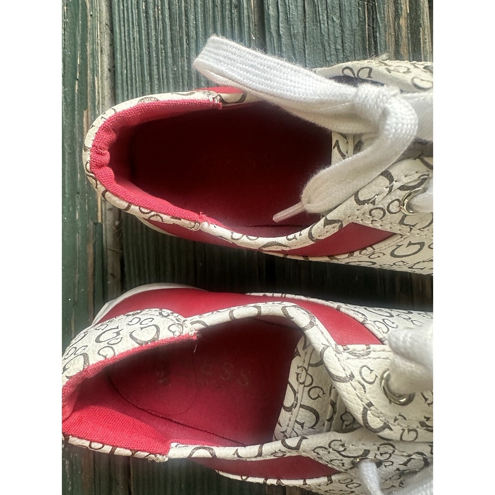 Guess GBG Los Angeles Magiq Lace Up Sneakers Women's 6m And Fanny Pack Lot - Picture 5 of 15